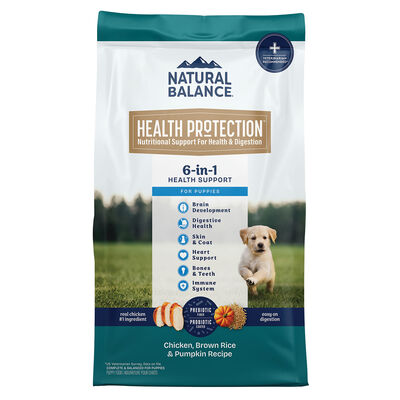 Natural Balance, Health Protection Puppy - Real Chicken, Brown Rice & Pumpkin Recipe - Dry Puppy Foo