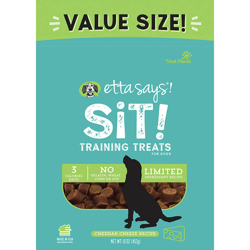 Etta Says!, Sit! Training Treats - Cheese image number null