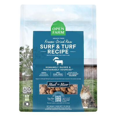 Open Farm, Freeze Dried Raw Morsels - Surf & Turf - Freeze Dried Cat Food