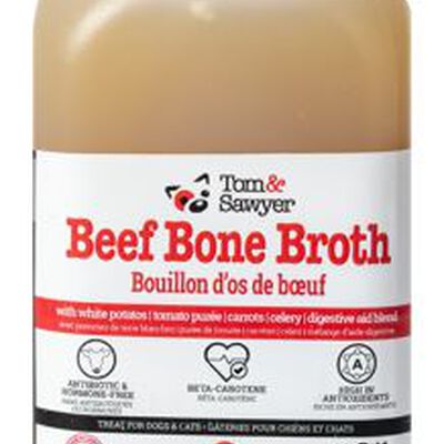 Tom&Sawyer, Beef Bone Broth - 12 oz