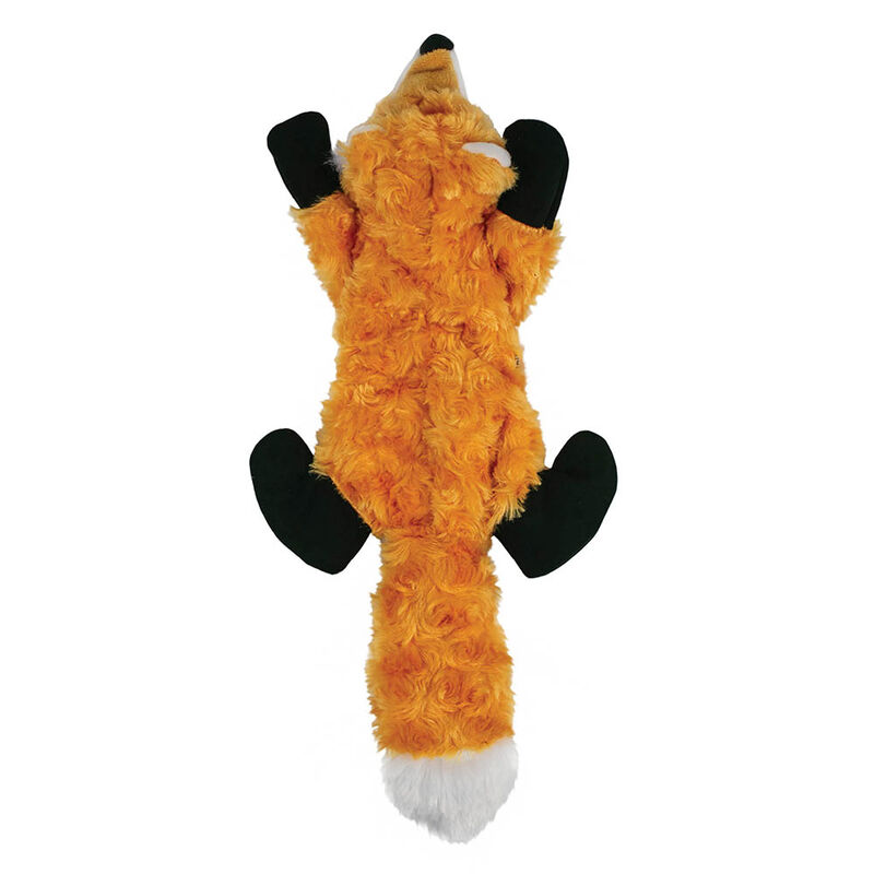 Tall Tails, Plush Stuffless Fox Squeaker Toy - 16" - Plush Dog Toy image number null