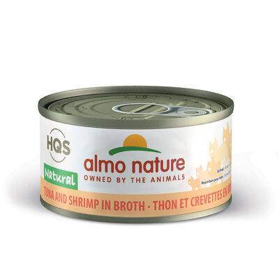 Almo Nature, Can Feline Adult - Tuna & Shrimp in Broth - 2.5 oz - Wet Cat Food