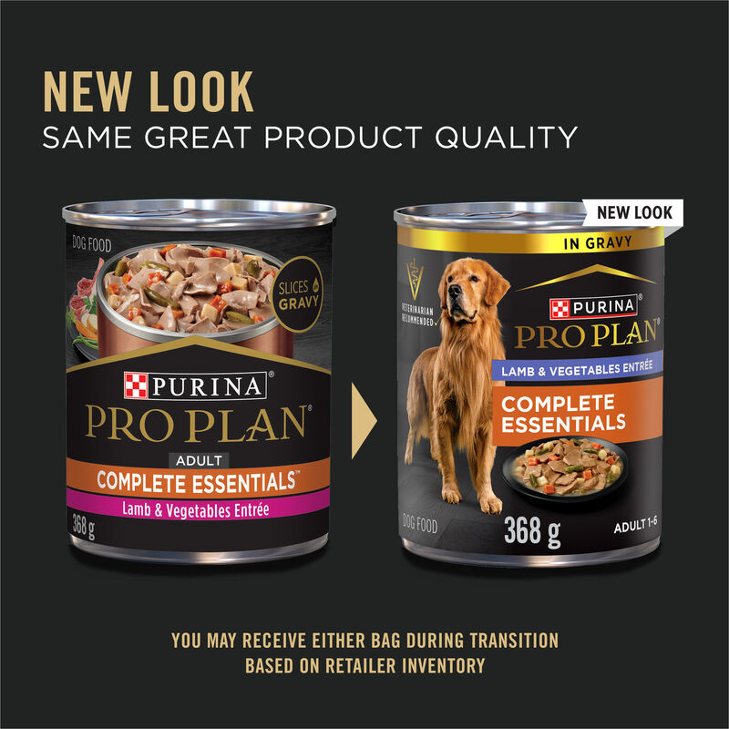Pro Plan, Adult Complete Essentials - Lamb & Vegetables - 368 g - Wet Dog Food image number null