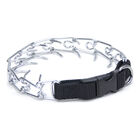 Easy-On Dog Prong Training Collar with Buckle, Black, 4.0 mm x 22" image number null