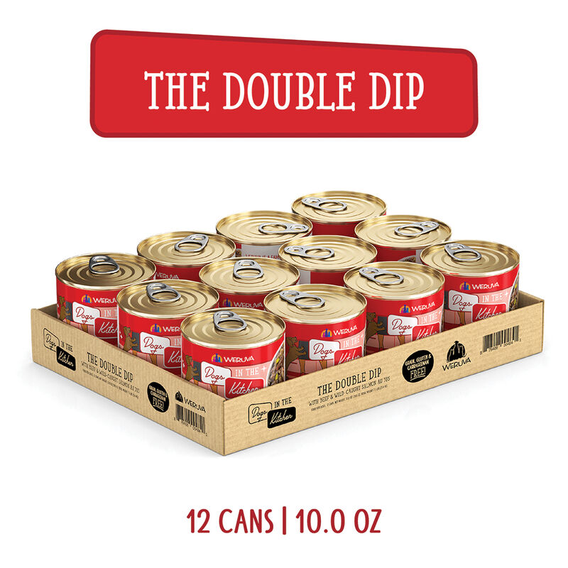 Weruva, Can, Adult - Double Dip - 285 g - Minced - Wet Dog Food image number null