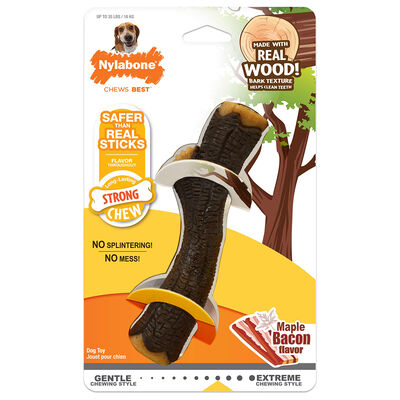 Nylabone, Strong Chew, Wood Stick - Maple Bacon - Souper