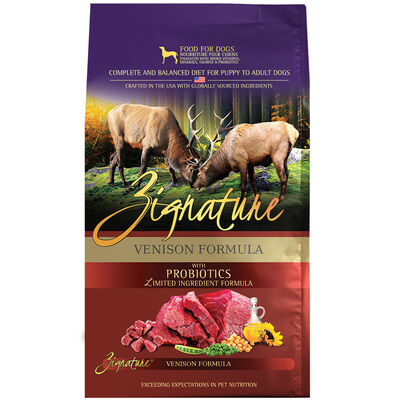 Zignature, Limited Ingredient - Grain Free - Venison