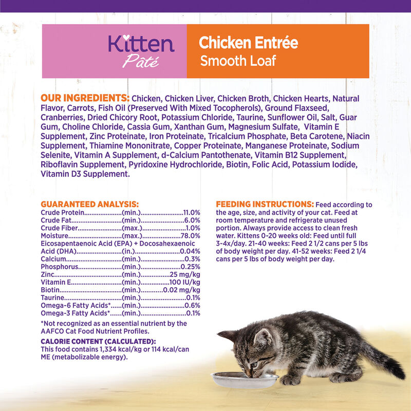 Wellness, Canned Cat Food, Complete Health, Kitten - 3 oz - Wet Cat Food image number null