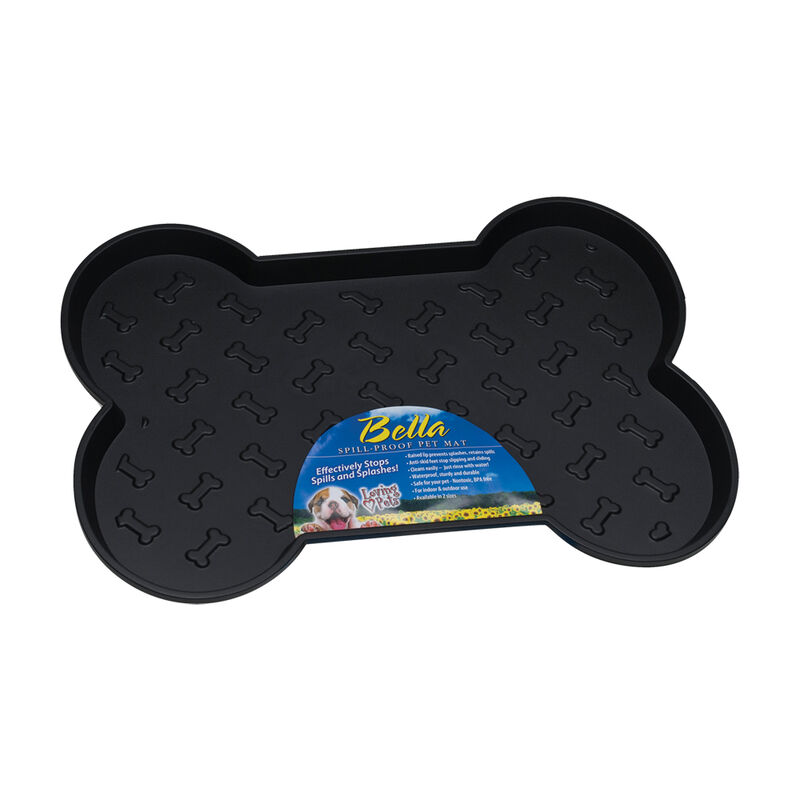 Loving Pet, Bella Spill-Proof Dog Mat - Black image number null