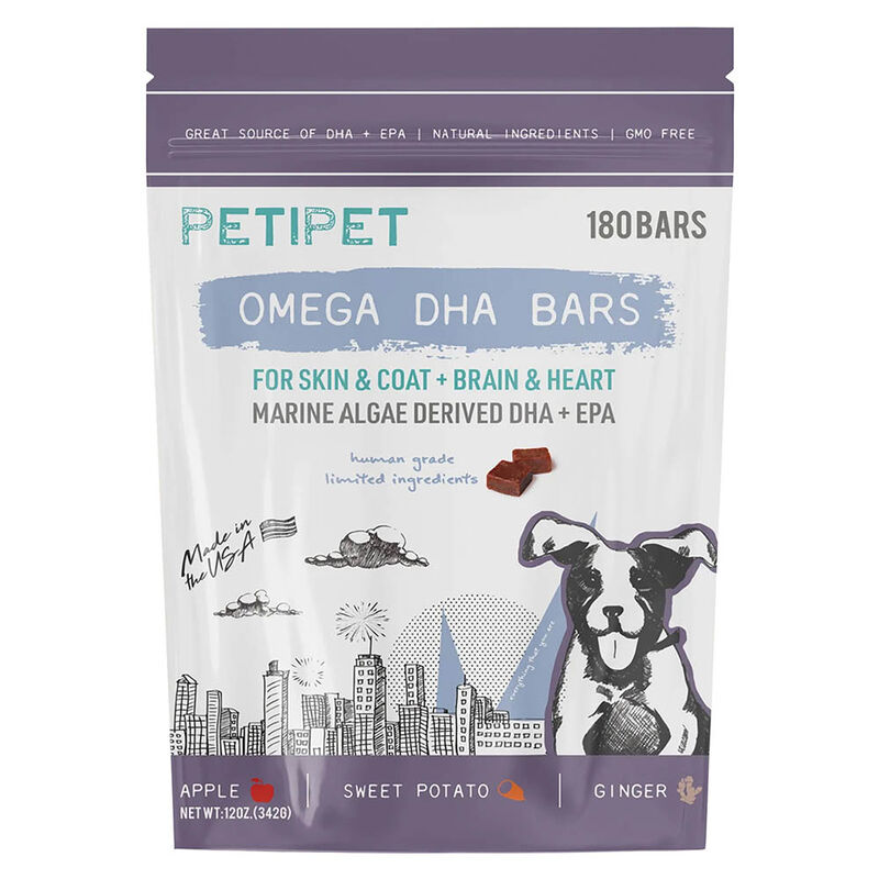 PetiPet, Omega DHA Bars - Skin & Coat, Brain & Heart image number null