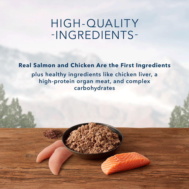 Blue Buffalo, Canned Dog Food, Wilderness, Salmon & Chicken Grill - 354 g - Wet Dog Food image number null