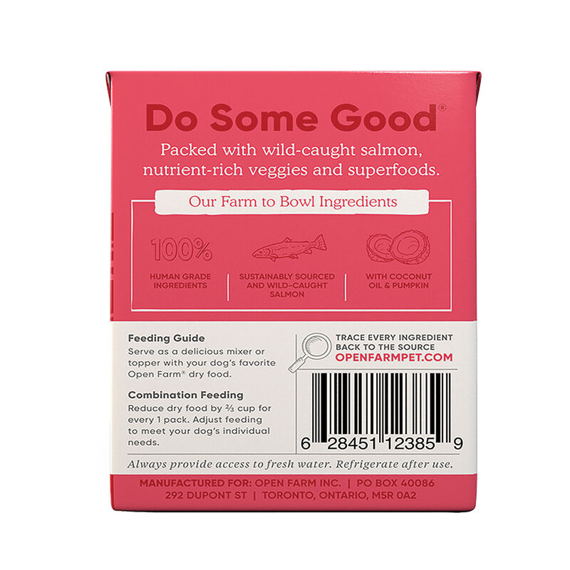 Open Farm, Wild Caught Salmon Rustic Stew Dog Wet Food - 354 ml - Wet Dog Food image number null