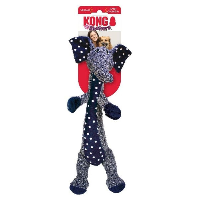 KONG, Shakers Luvs Elephant - Small - Plush Dog Toy image number null