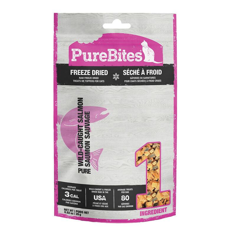 PureBites, Cat Treats - Salmon - Freeze Dried Cat Treat image number null