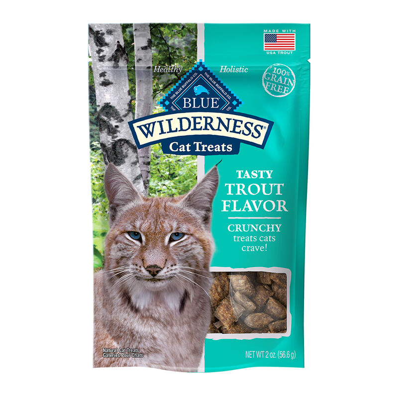 Blue Buffalo, Feline Treat - Wilderness - Crunchy Trout - 56 g - Cat Treat image number null