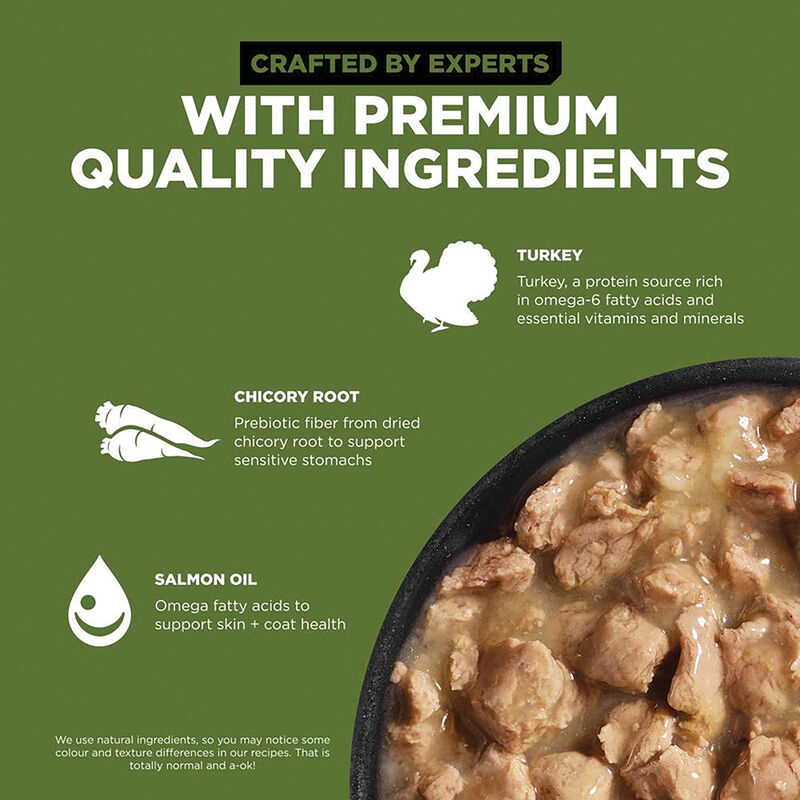 GO! SOLUTIONS, SENSITIVITIES Limited Ingredient Grain Free Shredded Turkey Recipe for dogs - Wet Dog image number null