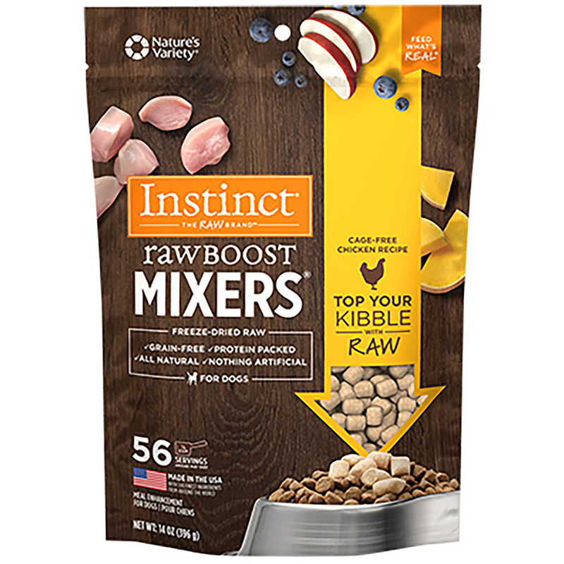 Instinct, Adult - Raw Boost Mixers - Chicken - 396 g - Freeze Dried Dog Food image number null