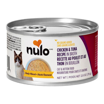 Nulo, Finely Minced Chicken & Tuna in Broth - Cat Wet Food