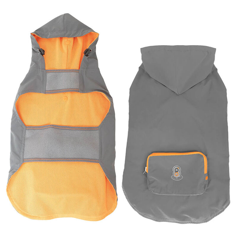 Hooded Rain Poncho - Charcoal image number null