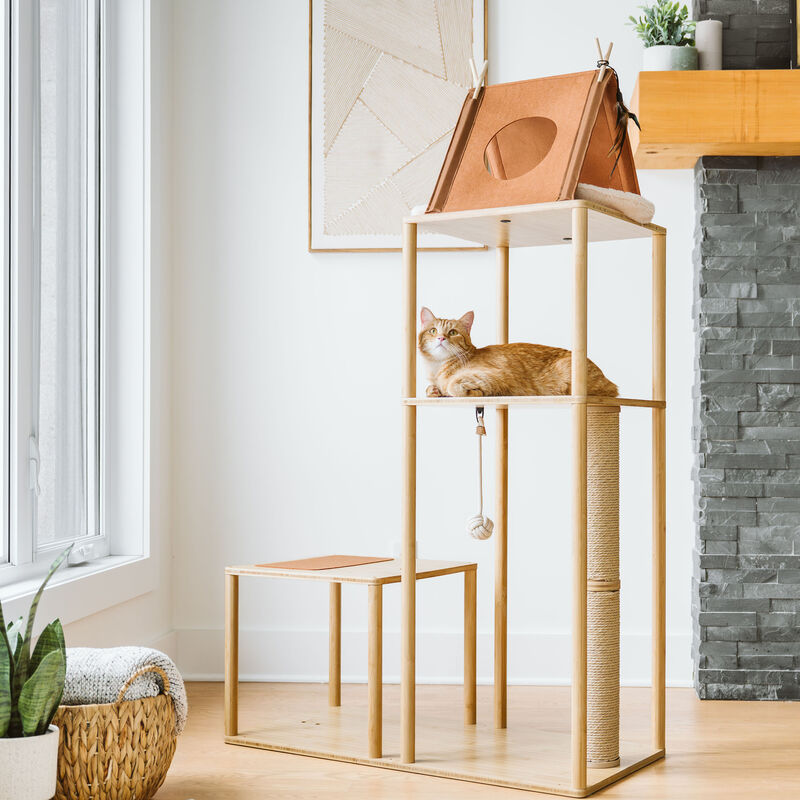 BeOneBreed Modukatt Bamboo Cat Tree image number null