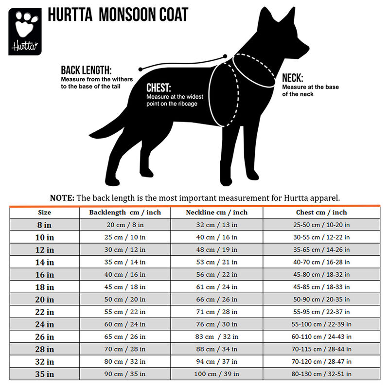 Hurtta, Monsoon Coat - Bilberry image number null