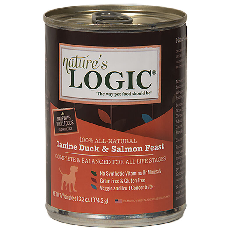 Nature's Logic, Can, Adult - Duck & Salmon Feast - 374 g image number null