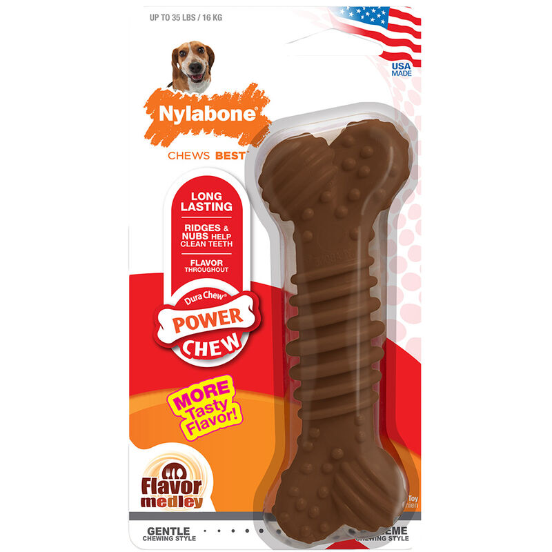 Nylabone, Dura Chew, Multi-Texture, Flavour Medley image number null