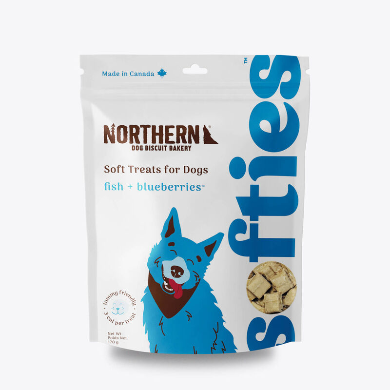 Northern Biscuit, Softies Fish & Blueberries - 170 g - Dog Treat image number null