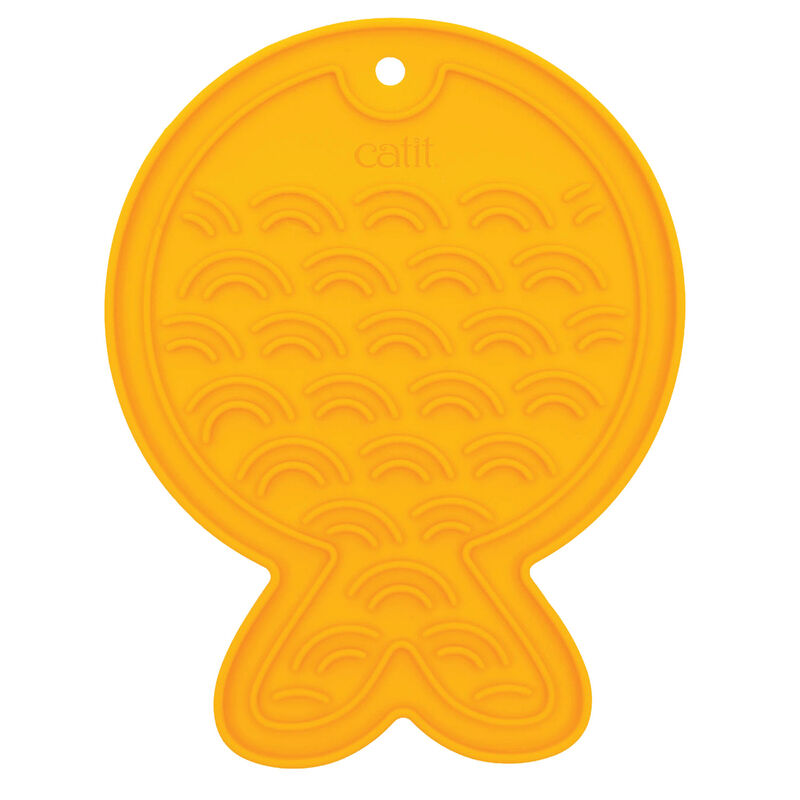 Catit Fish-Shaped Creamy Mat image number null