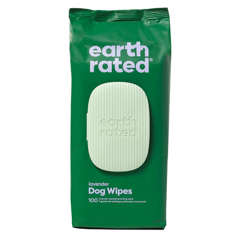 Earth Rated, Compostable Grooming Wipes - Lavender image number null