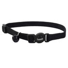 Cat Collar Adjustable Breakaway Snag Proof Black 3/8x8-12" image number null