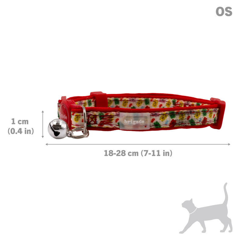 Brigade Neoprene Cat Collar - Gummy Bears image number null