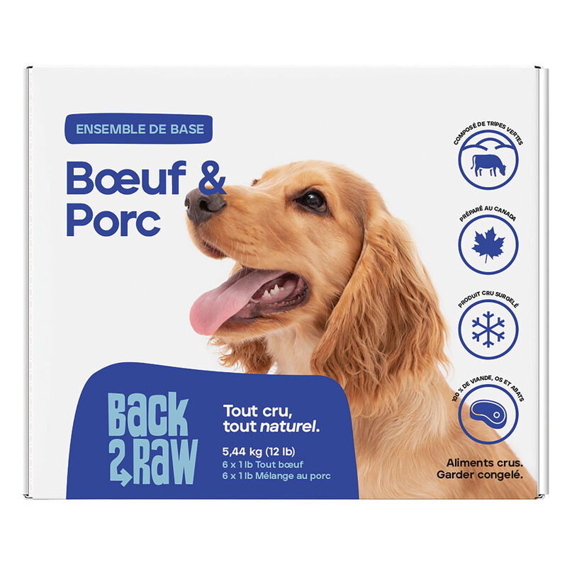 Back2Raw, Basics, Patty - Beef & Pork Blend - 5.44 kg(12x0.45kg) image number null