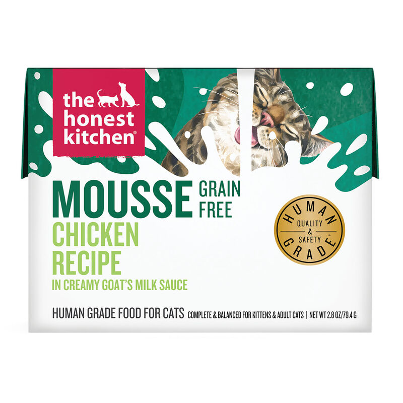 The Honest Kitchen, Mousse - Grain Free Chicken Recipe in Creamy Goat's Milk Sauce - Wet Cat Food image number null