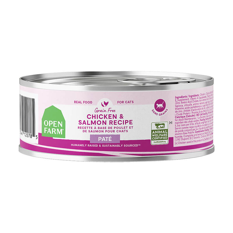 Open Farm, Feline Adult - Grain Free Chicken & Salmon  - 79 g - Wet Cat Food image number null