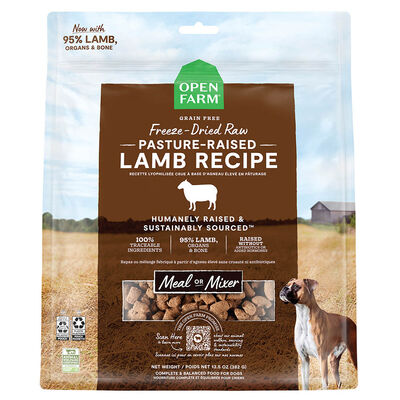 Open Farm, Pasture-Raised Lamb Freeze Dried Raw Dog Food - Freeze Dried Dog Food