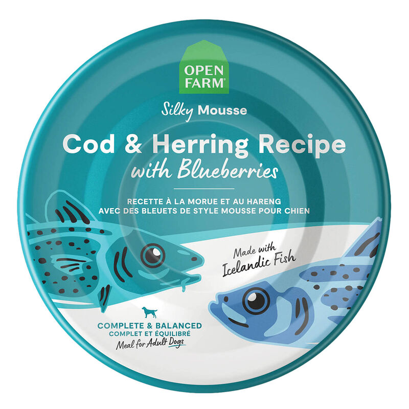 Open Farm, Can, Adult Dog - Cod Recipe with Blueberries image number null