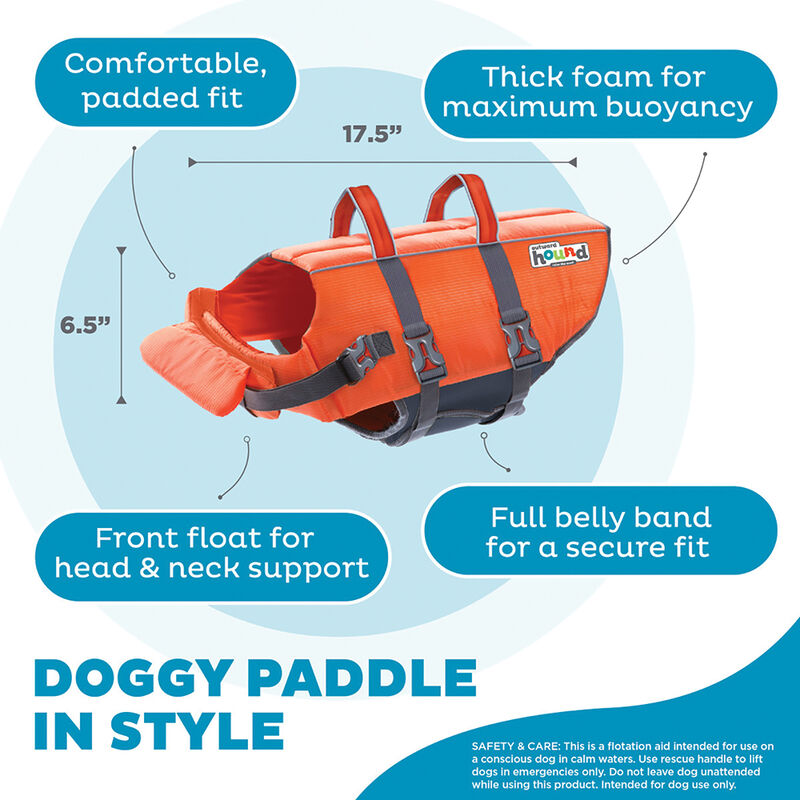 Outward Hound, Granby Splash Life Jacket - Orange image number null