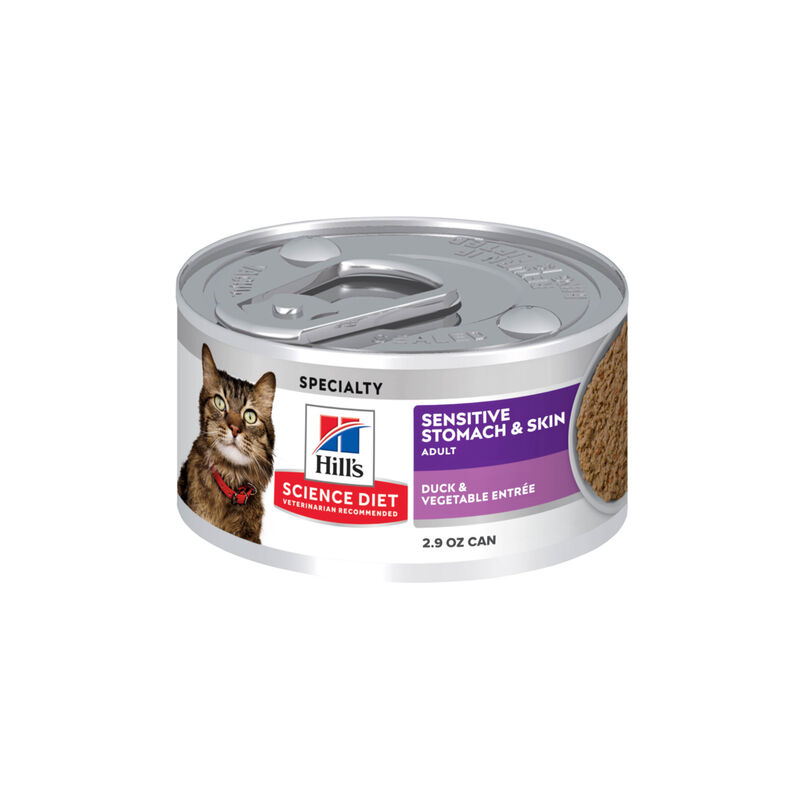 Science Diet, Sensitive Stomach & Skin Duck - Cat Wet Food image number null