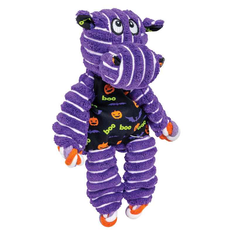 KONG Halloween Floppy Knots Hippo Dog Toy - S/M image number null