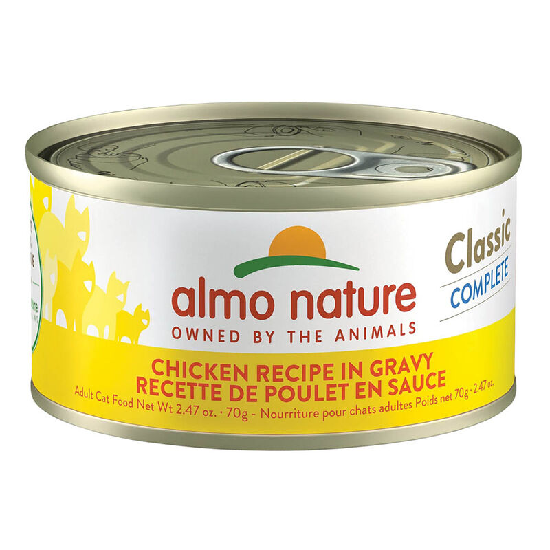 Almo Nature, Can, Feline - Chicken in Gravy Cat Can - 70 g - Wet Cat Food image number null