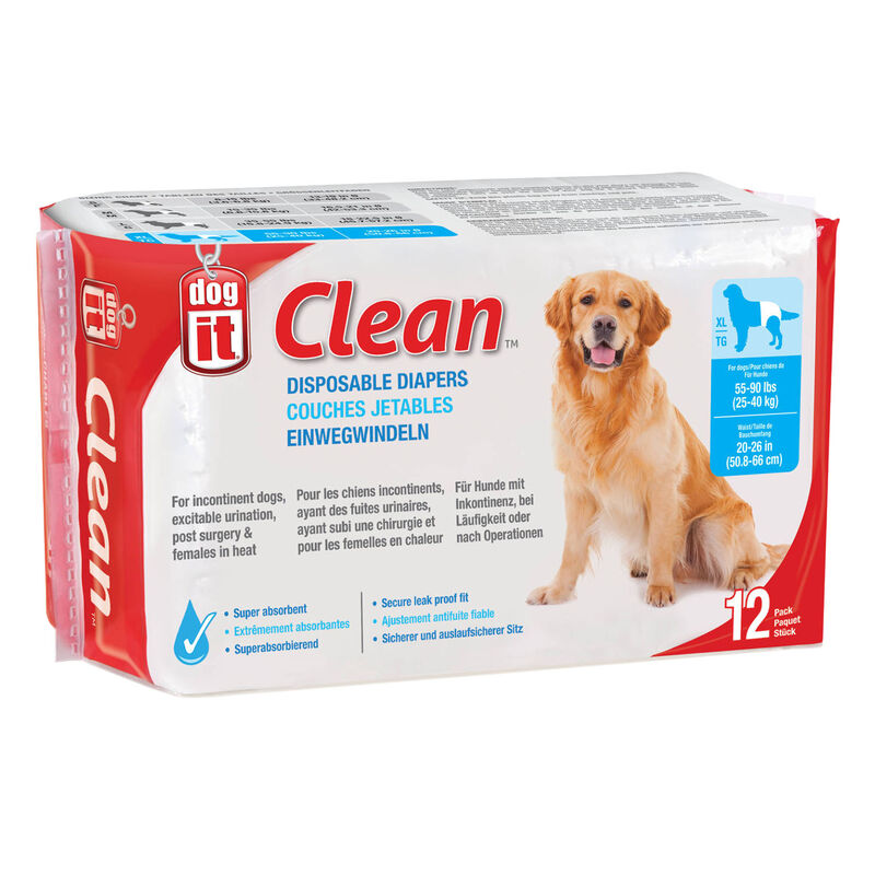 Dogit Disposable Diapers - 12 Pk image number null