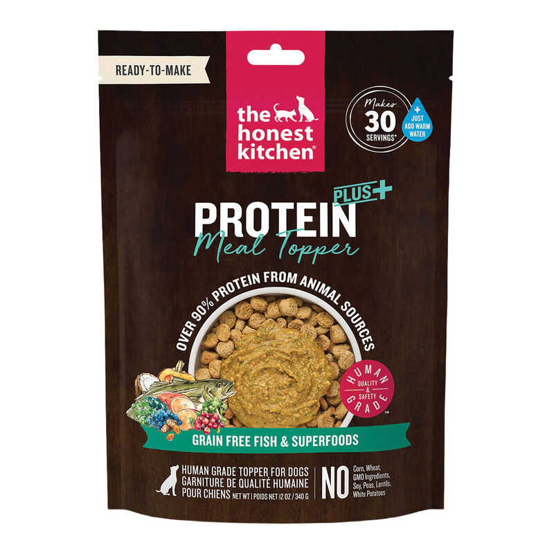 The Honest Kitchen, Adult Protein+ Fish & Superfoods Topper &ndash; 340 g &ndash; Dog Food image number null