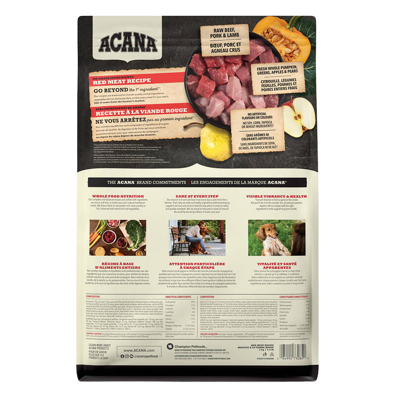 Acana, Red Meat Recipe - Dry Dog Food image number null