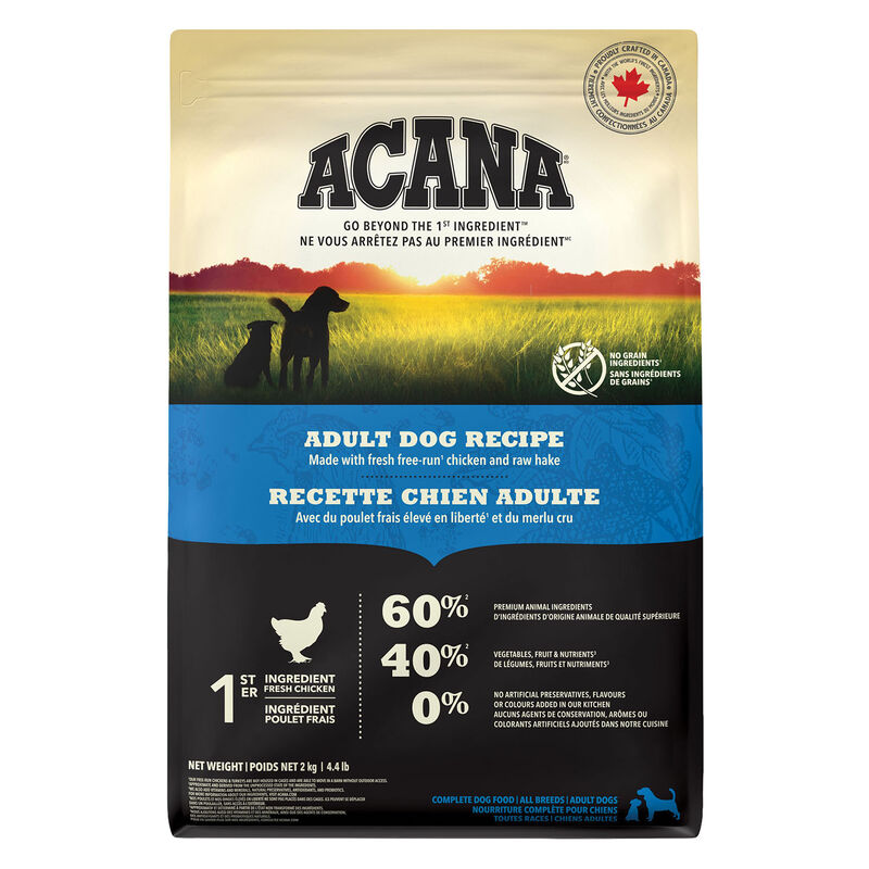 Acana, Adult Dog Food, Free-Run Chicken & Hake image number null