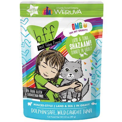 Weruva, Pouch, Feline Adult - Lamb & Tuna - 80 g - Minced  - Wet Cat Food