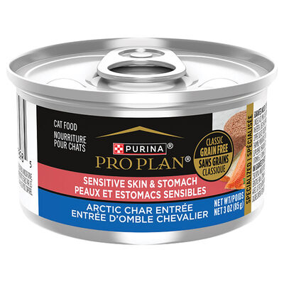 Pro Plan, Grain Free - Sensitive Skin & Stomach Artic Charr 85g - Wet Cat Food