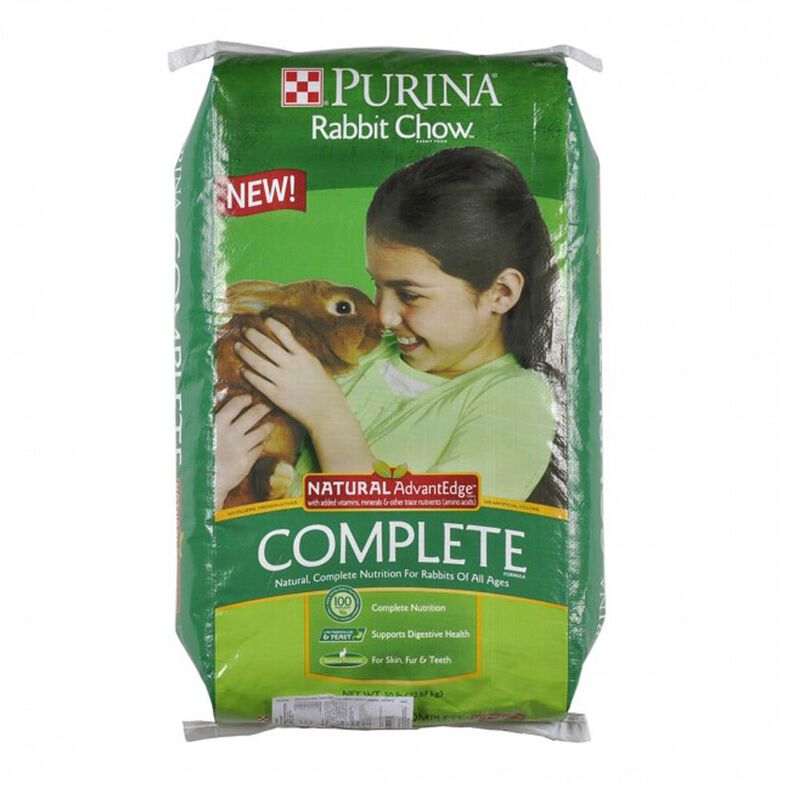 Rabbit Chow Complete Nutrition for All Ages - 22.67 kg image number null