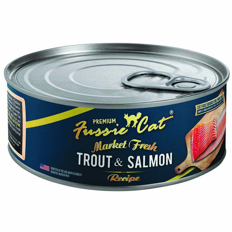 Fussie Cat, Market Fresh Trout and Salmon - 156 g image number null