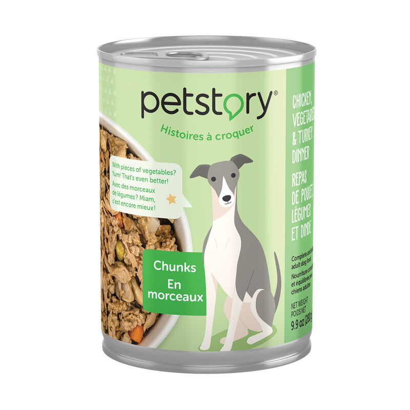 Petstory, Chicken & Turkey Chunks - Wet Dog Food image number null